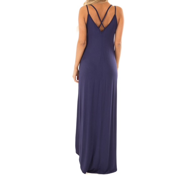 Lush cross back strap maxi dress - Picture 6 of 8